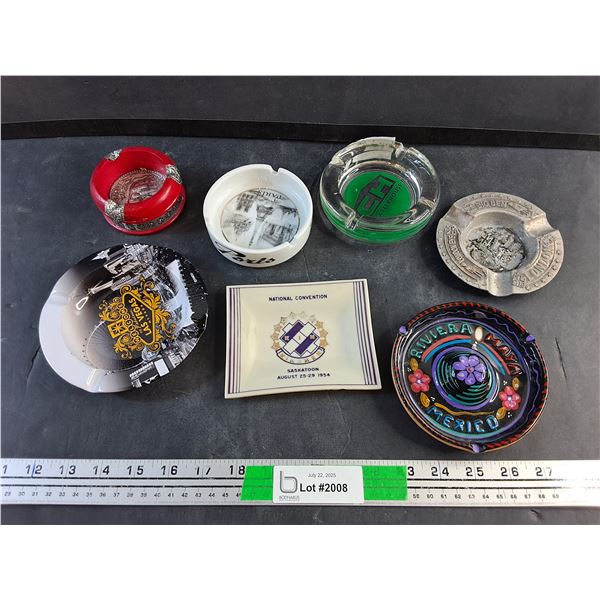 Various Ash Trays