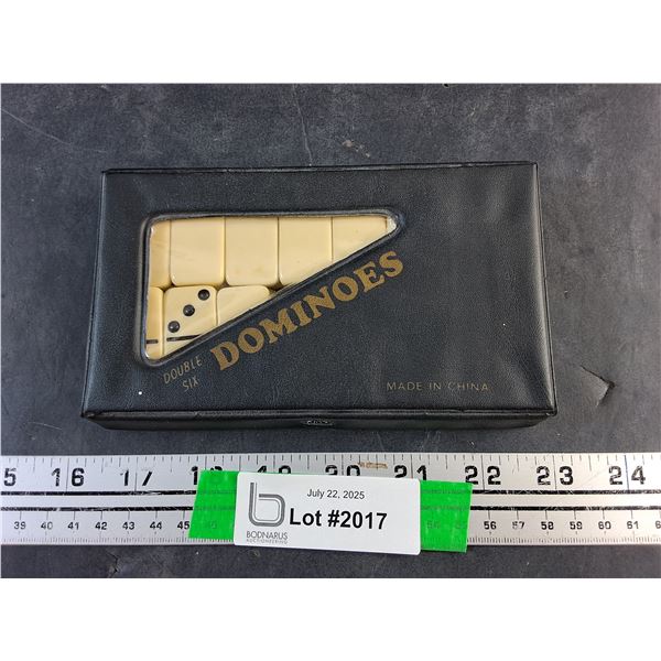 Vintage 1980s Dominoes Set