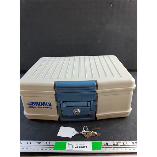 Brinks Strong Lock Box 14" x 6" x 10"