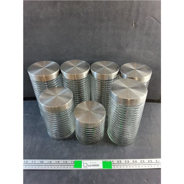 (7) Kitchen Jars - Various Size