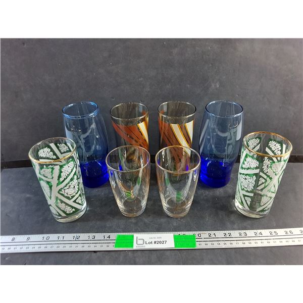 Various Vintage Glasses