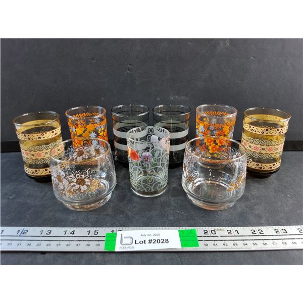 Various Vintage Glasses
