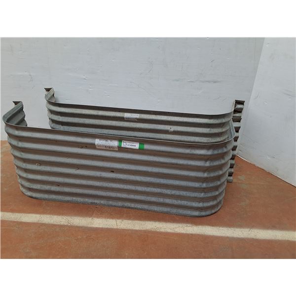 **(2) Galvanized Steel Window Wells 12" x 14"  -  PICK UP ONLY