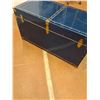 Image 5 : * Vintage Steamer Trunk - 34" x 17.5" X 16.5" - CANNOT SHIP
