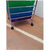 Image 4 : * Ten Drawer Rainbow Colorful Wheeled Organizer - 38"x 13" x 15" - CANNOT SHIP