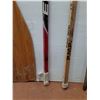 Image 10 : ** (1) Paddle, Some Wear (4) Hockey Sticks - Various Sizes - CANNOT SHIP