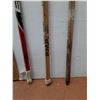 Image 11 : ** (1) Paddle, Some Wear (4) Hockey Sticks - Various Sizes - CANNOT SHIP