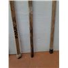 Image 12 : ** (1) Paddle, Some Wear (4) Hockey Sticks - Various Sizes - CANNOT SHIP