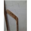 Image 2 : ** (1) Paddle, Some Wear (4) Hockey Sticks - Various Sizes - CANNOT SHIP