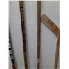 Image 8 : ** (1) Paddle, Some Wear (4) Hockey Sticks - Various Sizes - CANNOT SHIP