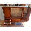Image 5 : * MCM Display Cabinet w/Glass Doors & Locking Side Doors - 63.25" x 15,5" x 42.25" - CANNOT SHIP