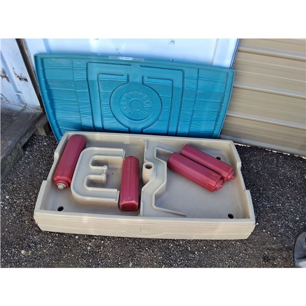 **Children's Sand Box/Water Park Toy Playset - 47" Long x 26" Wide x 9" Tall - CANNOT SHIP