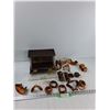 Image 1 : Wooden Box, Assorted Copper Wire - As Is