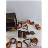 Image 3 : Wooden Box, Assorted Copper Wire - As Is