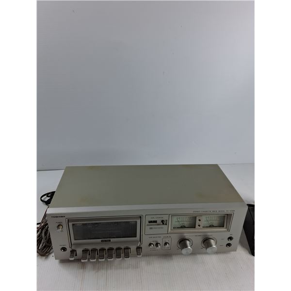 Toshiba Stereo Cassette Deck, WEN Power Supply - As Is