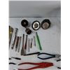 Image 3 : Tool Organizer,  Pliers, Chisel, Misc - As Is -  PICK UP