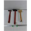 Image 1 : (2) Ball-Peen Hammers, Rubber Mallet - As Is