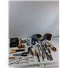 Image 1 : Assorted - (2) Wire Strippers, Drill Bits, (2) Staplers, Misc - As Is