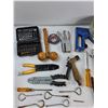 Image 2 : Assorted - (2) Wire Strippers, Drill Bits, (2) Staplers, Misc - As Is