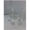 Image 3 : Crystal Wine Decanter, (2) Crystal Goblets, (5) Crystal Glasses, (5) Crystal Shot Glasses