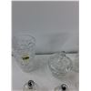 Image 3 : Crystal Glass, Crystal Salt & Pepper Shaker, Crystal dish, Misc