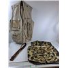 Image 1 : (2) Vests - Lands'End Mens XL, Camouflage Vest Approx. Mens XL, Ammunition Belt