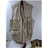 Image 2 : (2) Vests - Lands'End Mens XL, Camouflage Vest Approx. Mens XL, Ammunition Belt