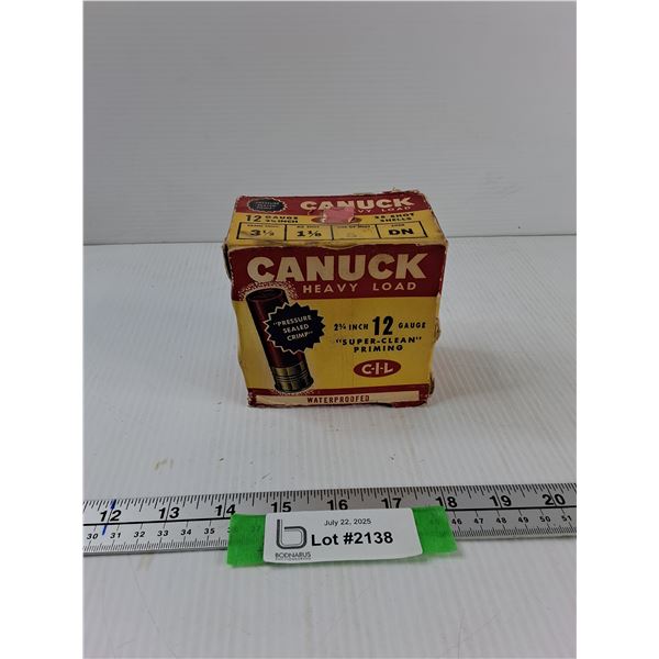 *^ Canuck Heavy7 Load 2 3/4'' 12 Gauge - PAL Required CANNOT SHIP