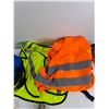 Image 4 : (2) Hi-Vis Vests, Protective Hat, Oil Can, Misc