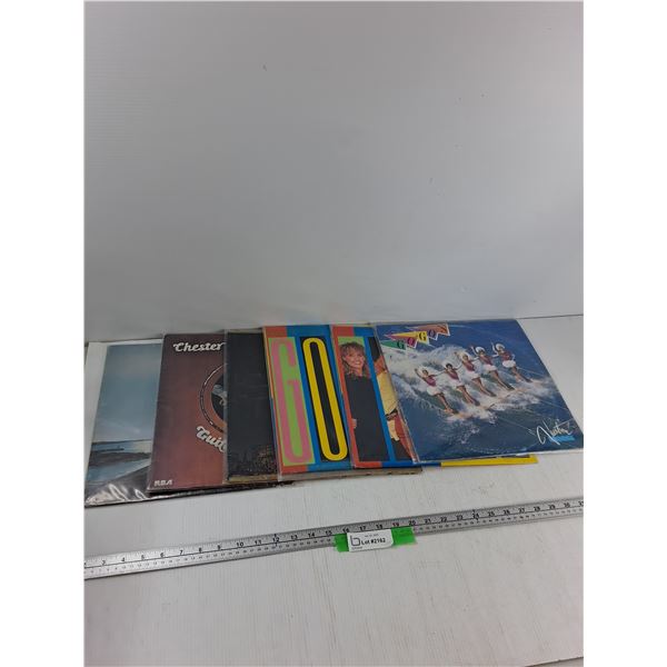 (6) Records - Ted Wesley, Electric Lights Orchestra, Gogos, Misc