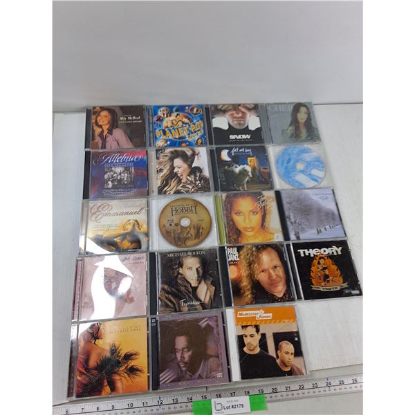 (19) CDs - Snow, Micheal Bolton, Ally Mcbeal, Misc