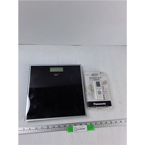 Starfrit Scale, Panasonic Microzoom IC Recorder - As Is