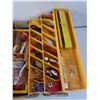Image 4 : Fishing Tackle & Fenwick Tackle Box- 17" x 11" x 9"