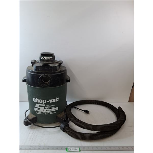 Shop Vacuum 5 Gallon- 20" x 12"- Tested  -  PICK UP