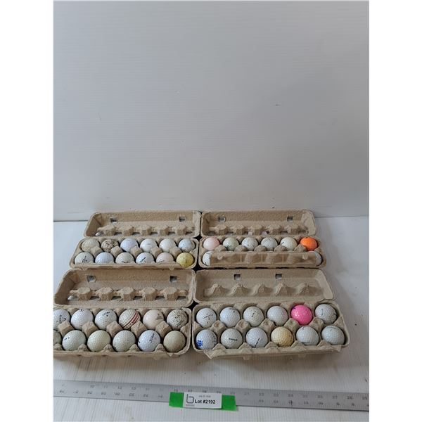 4 Carton Of Golf Balls (48)