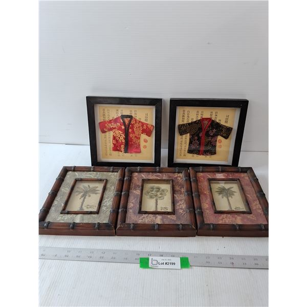 (5) Japanese Pictures in  Frames