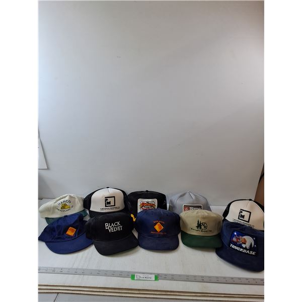 Variety Of Hats- (10)- One Has A Stain