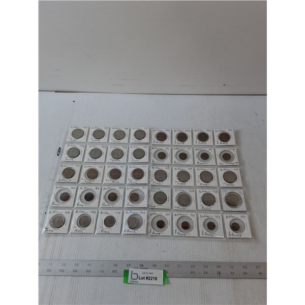 Britain Coins- 1959-1992