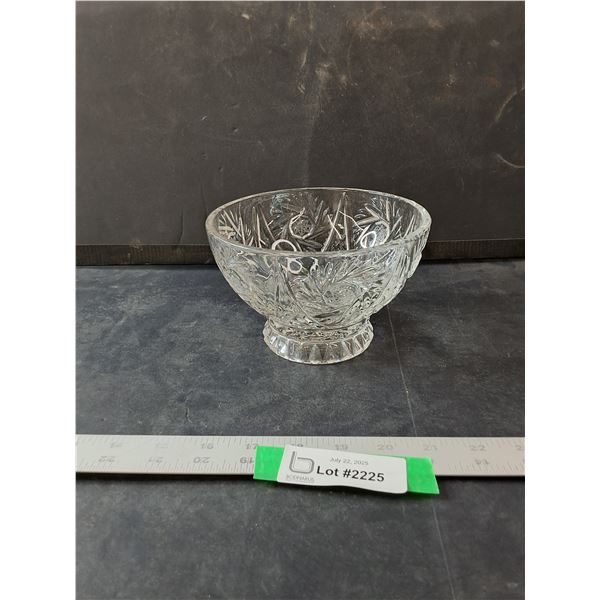 Clear Glass Bowl- 6.5" x 4"
