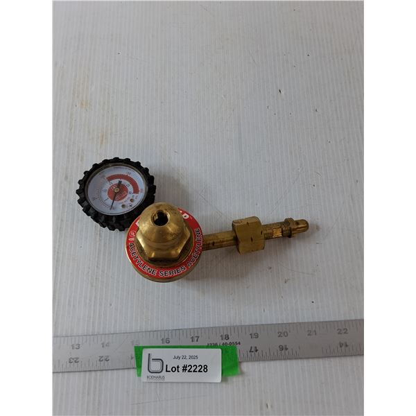 Blueshield Acetylene Gauge