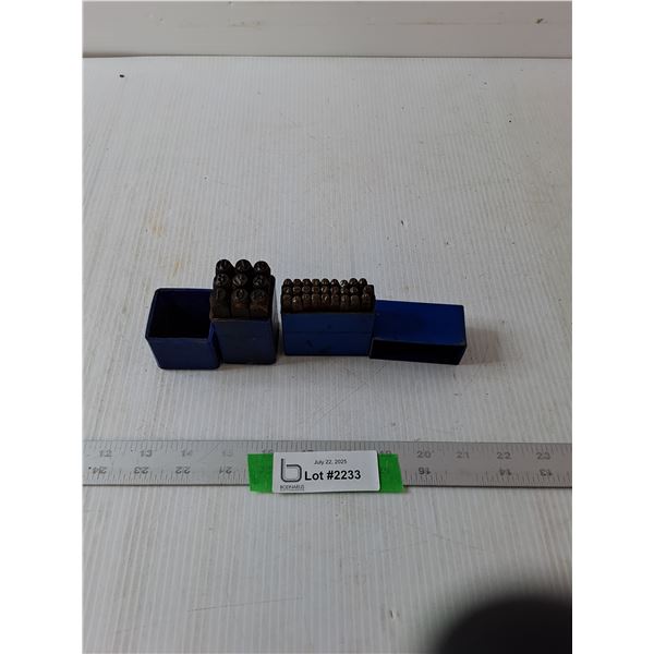 Alphabet & Number Punch Set