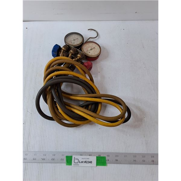 Yellow Jacket Hose & Air gauge