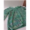 Image 4 : Teal Jingle Dress - Size Child's Medium Approx