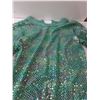 Image 5 : Teal Jingle Dress - Size Child's Medium Approx