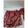Image 6 : Maroon Jingle Shirt & Skirt - Size Child's Medium Approx