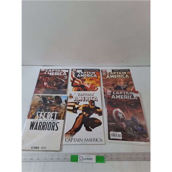 (6) Variety Captain America Comics