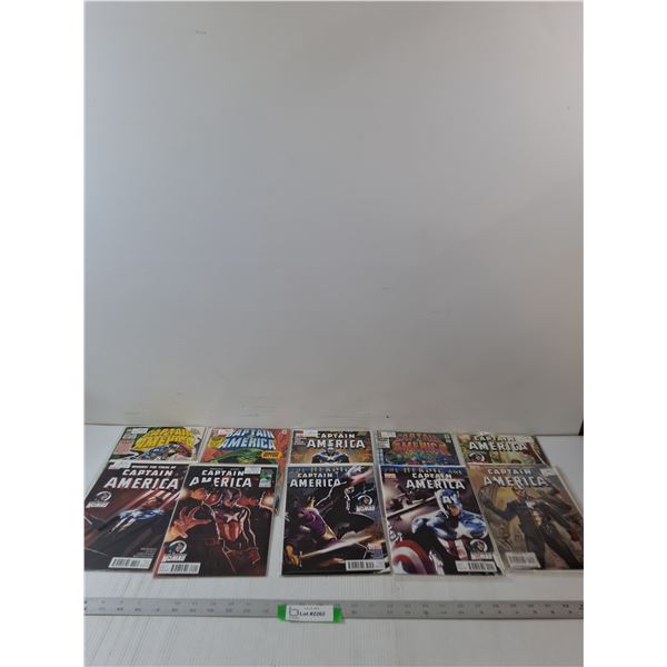 (10) Variety Captain America Comics