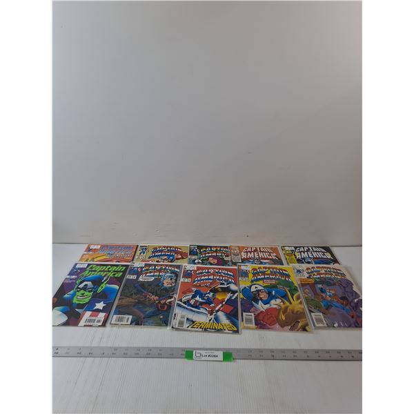 (10) Variety Captain America Comics
