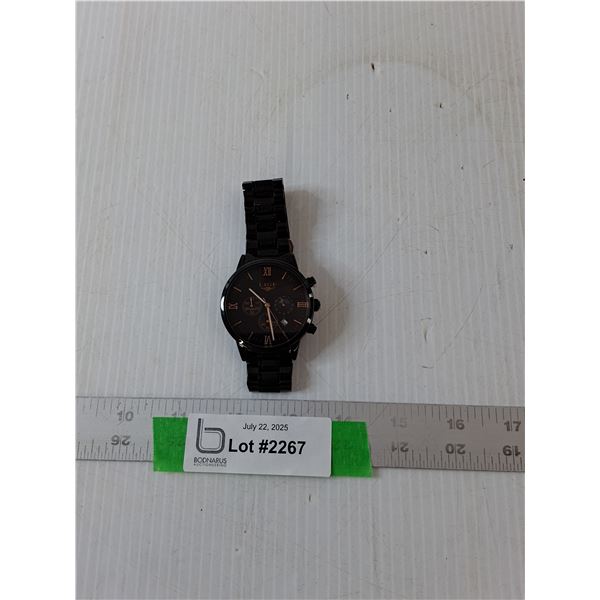 LIGE Stainless Steel Water Resistant Watch