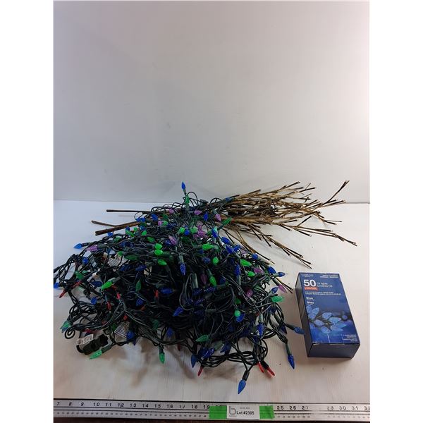 Outdoor Lights, Light Up Decor and LED C6 Lights - As Is